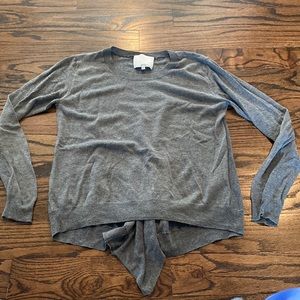 Gray Philip lim 3.1 sweater with back detail